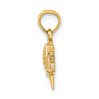 FJC Finejewelers 14k Yellow Gold Solid Polished Golf Charm