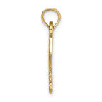FJC Finejewelers 14k Yellow Gold Solid Polished 3d Tennis Racquet Charm