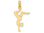 FJC Finejewelers 14k Yellow Gold Solid Polished Gymnast Charm