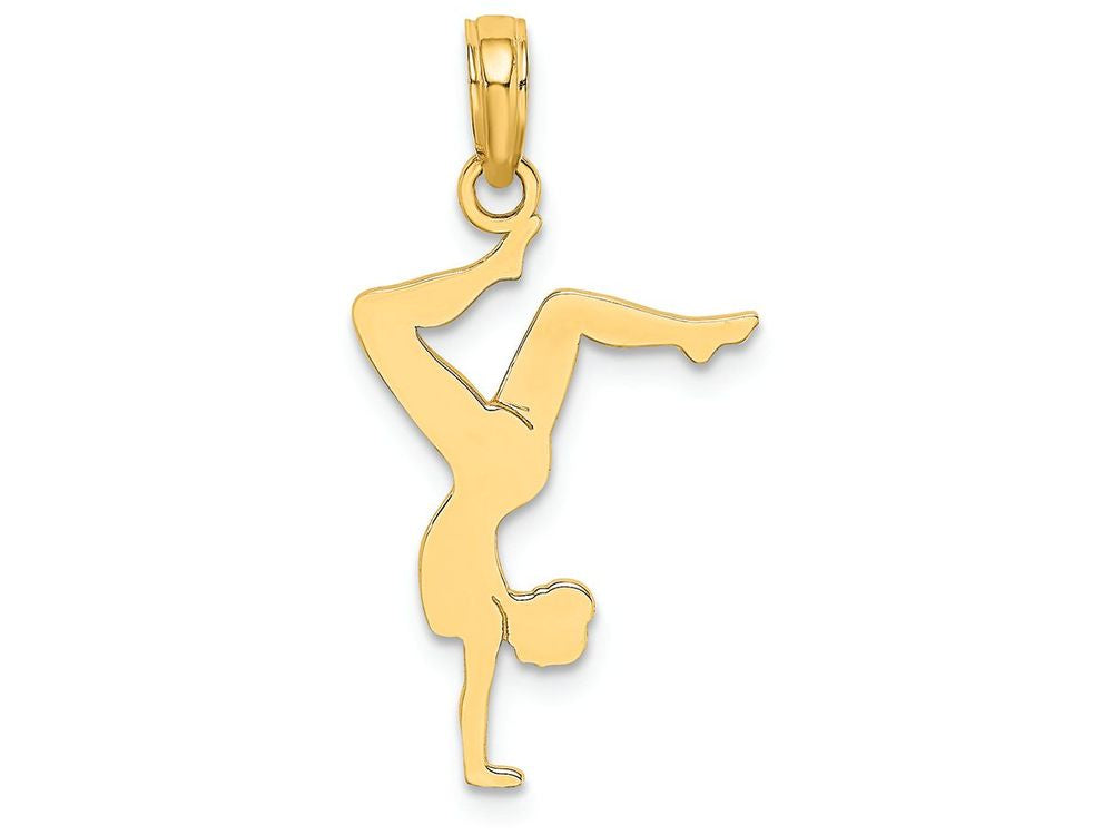 FJC Finejewelers 14k Yellow Gold Solid Polished Gymnast Charm