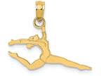 FJC Finejewelers 14k Yellow Gold Solid Polished Gymnast Charm