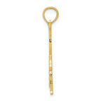 FJC Finejewelers 14k Yellow Gold Solid Polished Gymnast Charm