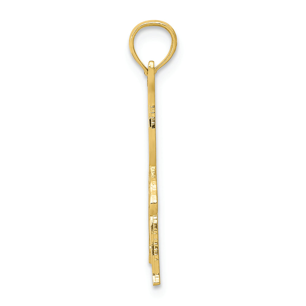 FJC Finejewelers 14k Yellow Gold Solid Polished Gymnast Charm