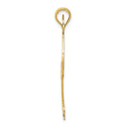 FJC Finejewelers 14k Yellow Gold Solid Polished Gymnast Charm