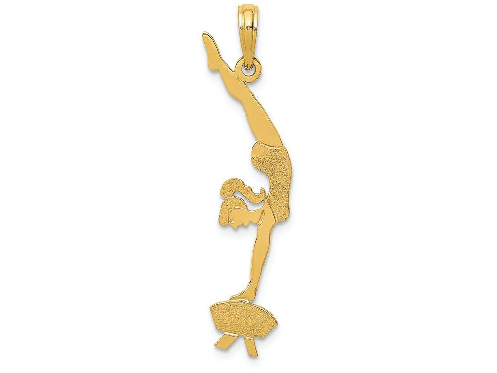 FJC Finejewelers 14k Yellow Gold Solid Polished Gymnast Charm