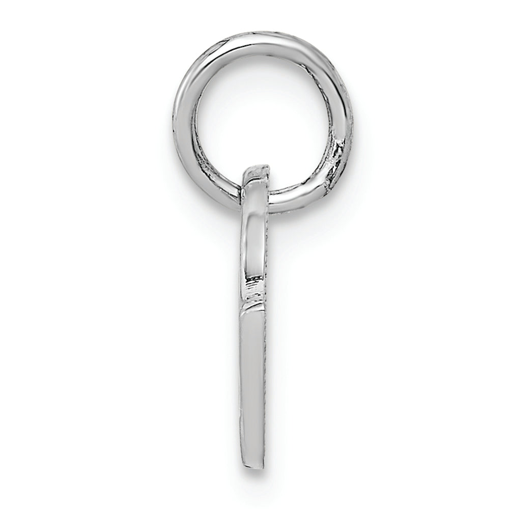 FJC Finejewelers 14k White Gold Polished Checkered Flags Charm