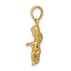 FJC Finejewelers 14k Yellow Gold Polished Solid Angel Charm