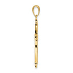 FJC Finejewelers 14k Yellow Gold Polished Solid Cross Charm
