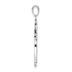FJC Finejewelers 14k White Gold Polished Solid Cross Charm