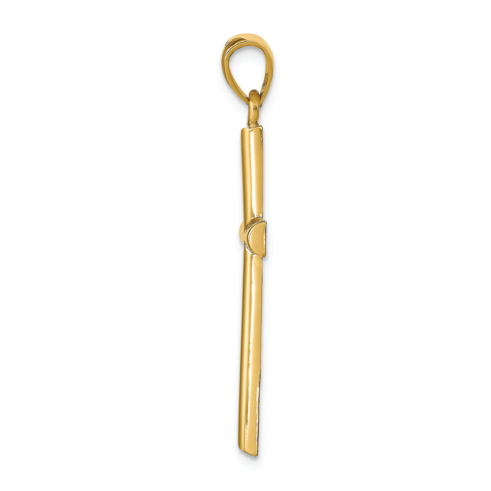 FJC Finejewelers 14k Yellow Gold Polished Cross Charm