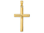 FJC Finejewelers 14k Yellow Gold Polished Cross Charm