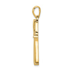 FJC Finejewelers 14k Two-tone Gold Fancy Cross Charm