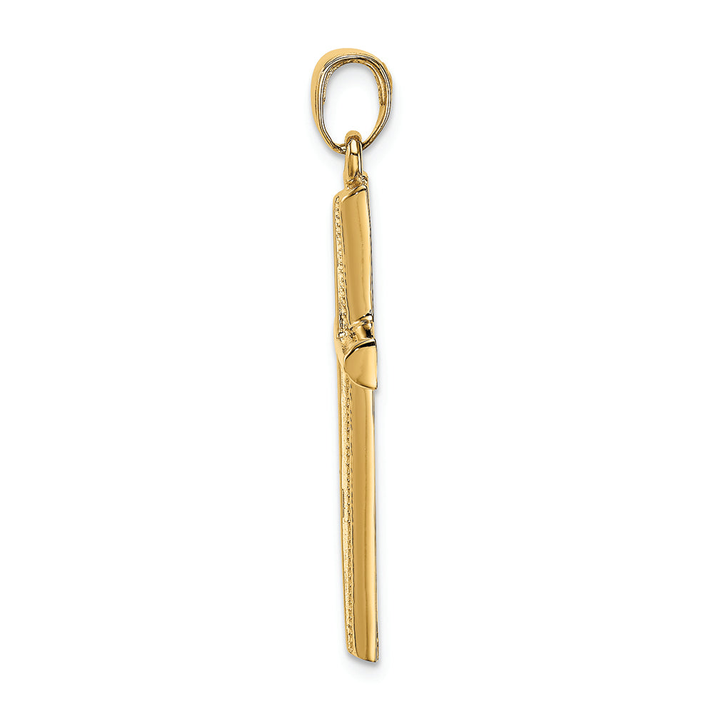 FJC Finejewelers 14k Yellow Gold Polished Cross Charm