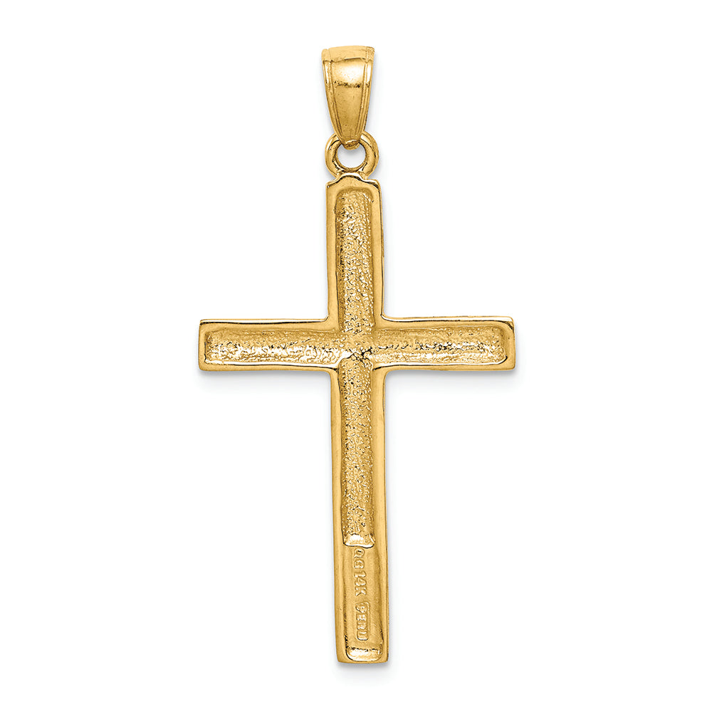 FJC Finejewelers 14k Yellow Gold Polished Cross Charm