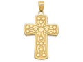 FJC Finejewelers 14k Yellow Gold Cross with Serenity Prayer Charm