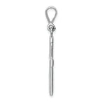FJC Finejewelers 14k White Gold Ankh Cross Charm