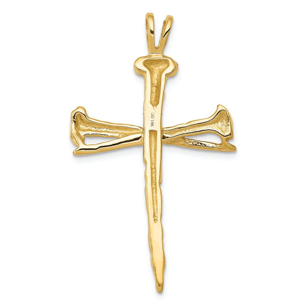 FJC Finejewelers 14k Yellow Gold Polished Cross Charm