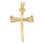 FJC Finejewelers 14k Yellow Gold Polished Cross Charm