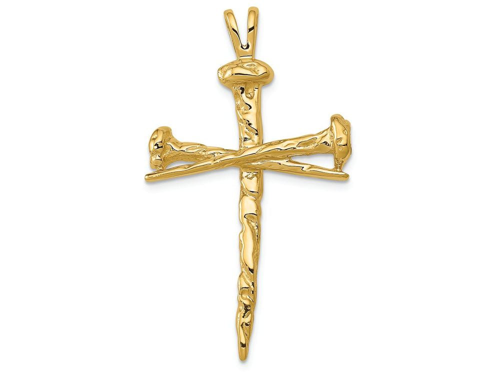 FJC Finejewelers 14k Yellow Gold Polished Cross Charm