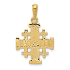 FJC Finejewelers 14k Yellow Gold Jerusalem Cross Charm