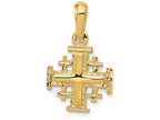 FJC Finejewelers 14k Yellow Gold Jerusalem Cross Charm