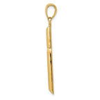FJC Finejewelers 14k Yellow Gold Polished Cross Charm