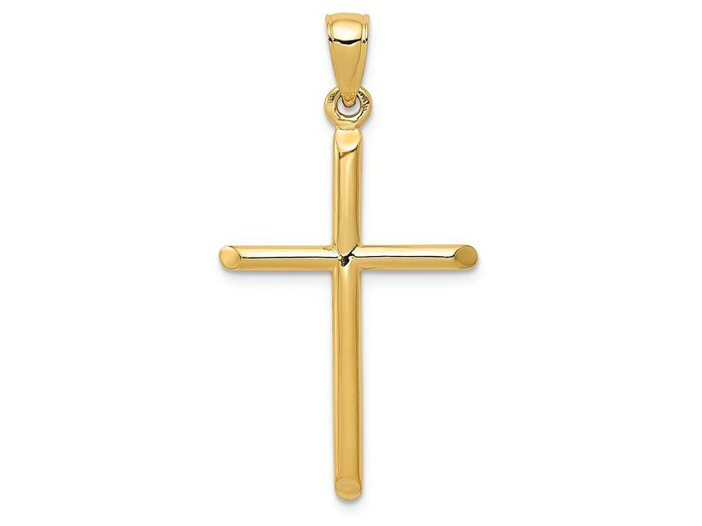 FJC Finejewelers 14k Yellow Gold Polished Cross Charm