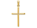 FJC Finejewelers 14k Yellow Gold Polished Cross Charm