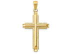 FJC Finejewelers 14k Yellow Gold Polished Cross Charm