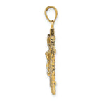 FJC Finejewelers 14k Yellow Gold Polished Crucifix Charm