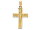 FJC Finejewelers 14k Yellow Gold Polished Crucifix Charm