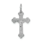 FJC Finejewelers 14k White Gold Bright Cut Crucifix Charm