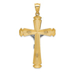 FJC Finejewelers 14k Two-tone Gold Crucifix Charm