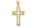 FJC Finejewelers 14k Yellow Gold Cross Charm