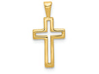 FJC Finejewelers 14k Yellow Gold Cross Charm