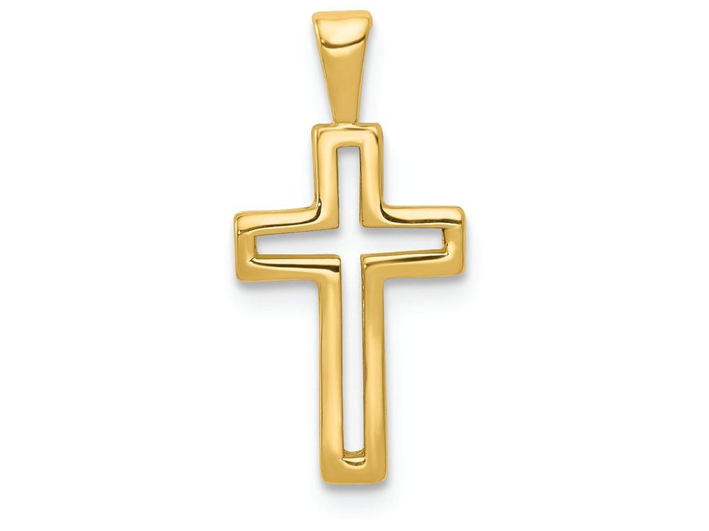 FJC Finejewelers 14k Yellow Gold Cross Charm