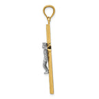 FJC Finejewelers 14k Two-tone Gold Crucifix Charm