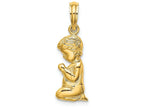 FJC Finejewelers 14k Yellow Gold Praying Boy Charm