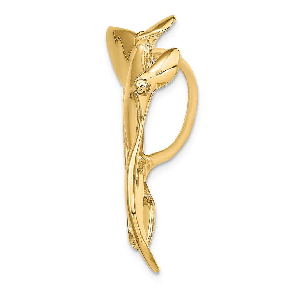 FJC Finejewelers 14k Yellow Gold Manta Ray Slide Charm