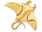 FJC Finejewelers 14k Yellow Gold Manta Ray Slide Charm