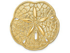 FJC Finejewelers 14k Yellow Gold Sand Dollar Slide Charm