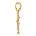 FJC Finejewelers 14k Yellow Gold 3d Cactus Charm