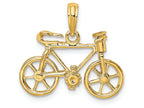 FJC Finejewelers 14k Yellow Gold 3d Moveable Bicycle Charm