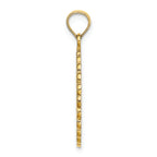 FJC Finejewelers 14k Yellow Gold Gatlinburg Tennessee with Cut Out Trolley Car In Circle Charm