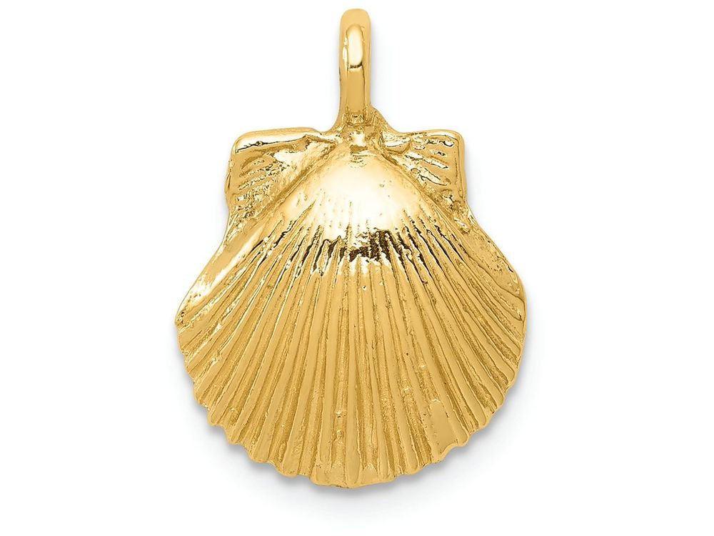 FJC Finejewelers 14k Yellow Gold Seashell Charm