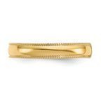 FJC Finejewelers 14k Yellow Gold Mill Grain Adjustable Toe Ring 3mm wide