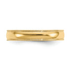 FJC Finejewelers 14k Yellow Gold Mill Grain Adjustable Toe Ring 3mm wide