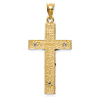 FJC Finejewelers 14k Two-tone Gold Inri Crucifix Charm