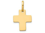 FJC Finejewelers 14k Yellow Gold Polished Cross Charm