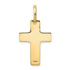 FJC Finejewelers 14k Yellow Gold Polished Cross Charm